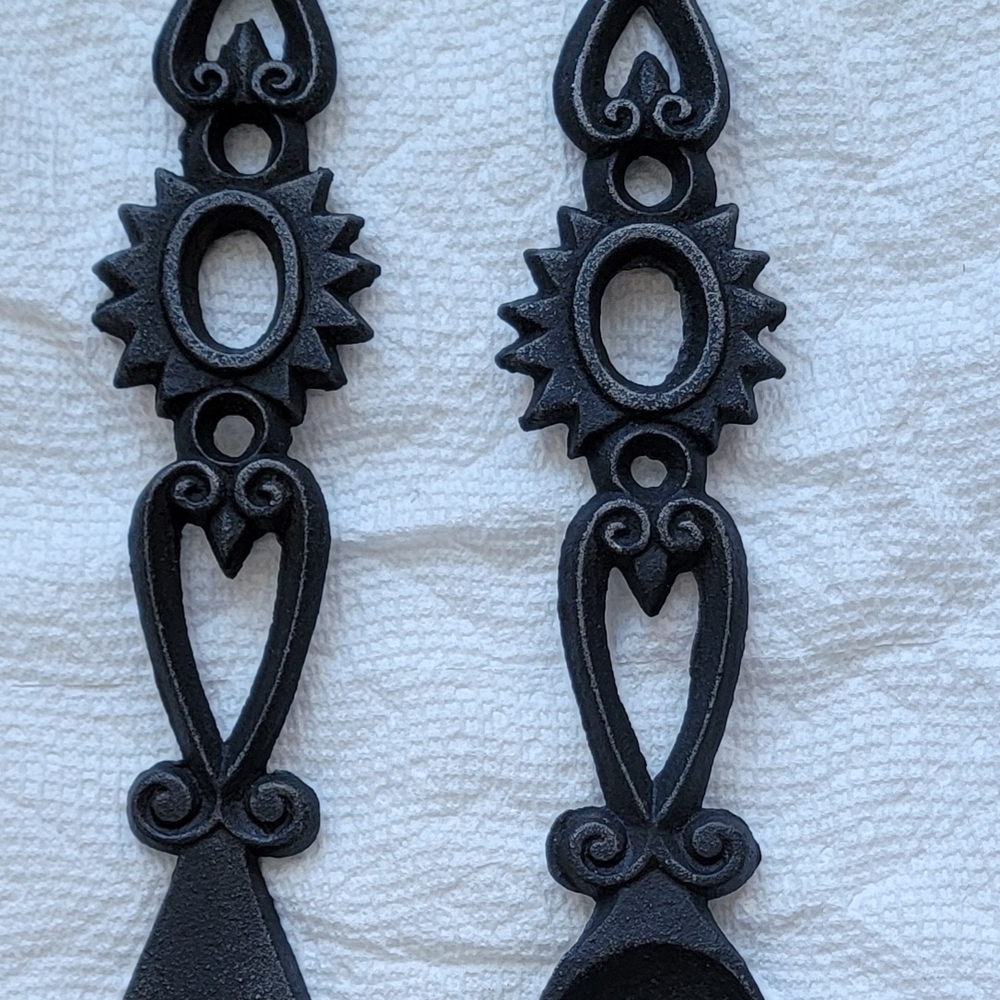 Black Decorative Metal Wall Hooks